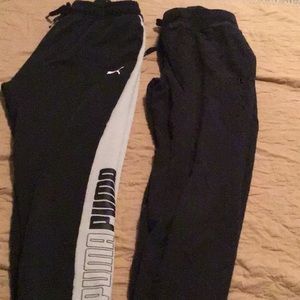 Two pair sweatpants